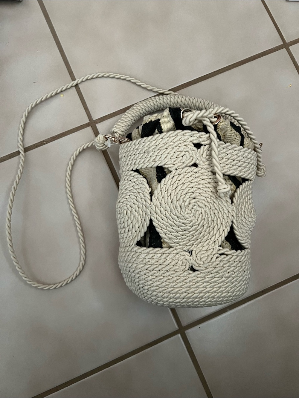 Zara Rope Bucket Bag